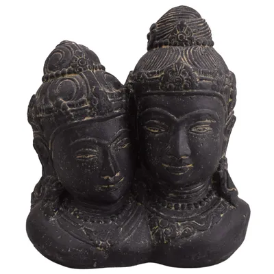 Produktbild von Stein Büste Rama und Sita Ujjain 30cm