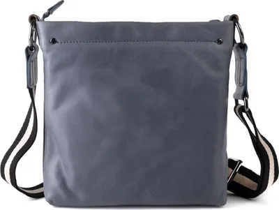 Produktbild von HAROLD'S Leder Umhängetasche Schultertasche Caugio Shoulderbag Blue blaugrau