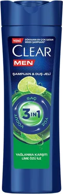 Obrázok produktu pre CLEAR Men šampón proti mastnotám s výťažkom z limety 350 ml