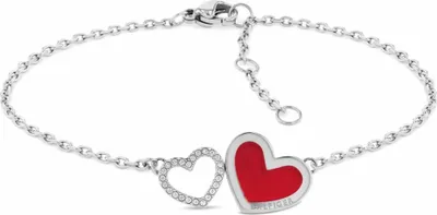 Image de Joli bracelet en acier avec des cœurs Emaille-Herzen 2780745