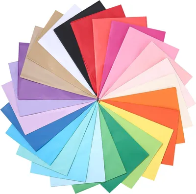 Productafbeelding van Tissuepapier 150 vellen, 25 kleuren, 50x70 cm, voor cadeauverpakking