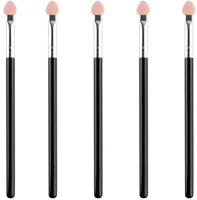 Productafbeelding van Cosmetische oogschaduwkwasten, set van 5 - Dubbelzijdig applicatiegereedschap - Spons voor oogmake-up - Herbruikbaar - Comfortabel materiaal