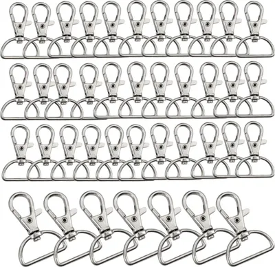 Produktbild von Schlüsselanhänger Mit Karabiner - Ringe - Schlüsselringe Set,20 Stück Premium Schlüsselanhänger Ringe,schlüsselringe,für Schlüsselanhänger (2cm Innenbreite)