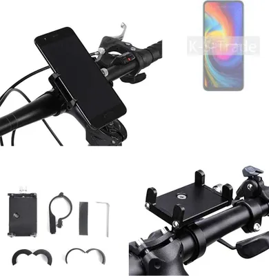 Produktbild von K-S-Trade Handyhalterung für das Fahrrad kompatibel mit UMIDIGI F3 SE Halter Lenkstange Fahrradhalterung Motorrad Bike Mount Befestigung Smartphone