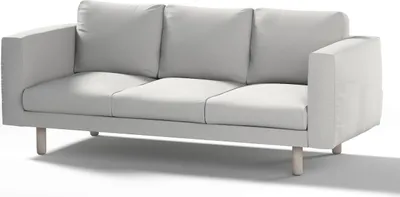 Produktbild von Dekoria Bezug für Norsborg 3-Sitzer Sofa, hellgrau, Norsborg 3-Sitzer Sofabezug