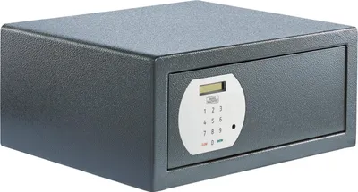 Produktbild von Burgwächter Tresor für Zuhause - Hoteltresor Pure Safe PS130 E LAP KA 4 - Mini Tresor für Wand und Bodenbefestigung, Stahl anthrazit