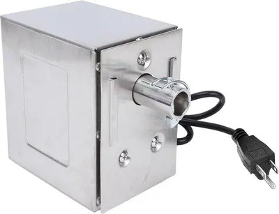 Image de Rôtissoire électrique 45 W, moteur de barbecue en acier inoxydable, 250 kg, usage intensif, UE