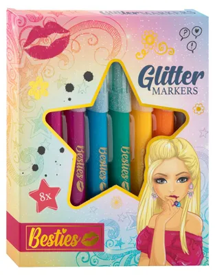 Produktbild von Besties Glitzer Filzstifte, 8st.