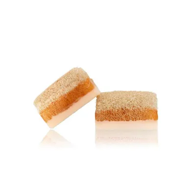 Eselsmilch-Honig-Seife mit Luffa doppelt