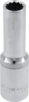 Image de Clé à douille CV 12 pans de 11 mm (1/2"), longue