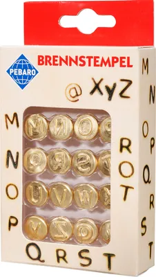 Produktbild von Brennstempel Alphabet M-Z