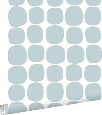 Zdjęcie produktu dla ESTAhome Tapeta motyw graficzny jasnoniebieskimIbiałym 53 cm x 10.05 m