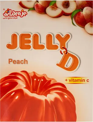 Produktbild von Jelly-D Wackelpudding Pfirsich 100gr