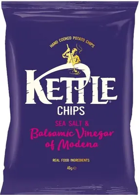 Produktbild von Kettle Chips Sea Salt & Balsamic Vinegar of Modena 40g