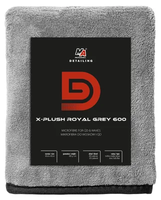 Zdjęcie produktu dla Detailer Mikrofibra do wosków X-plush Royal Grey 600gsm