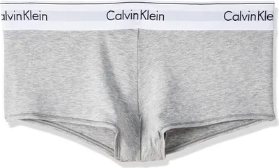 Produktbild von Calvin Klein dames Modern Baumwolle hipster slip, boyshort, grijs
