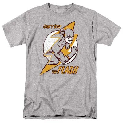Obrázok produktu pre Tričko s motívom The Flash – uni, pánske/dámske, model TV39826 (veľkosť 4XL) – športový vzor "Heather"