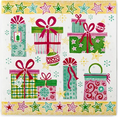 Produktbild von Sovie HOME Weihnachtsserviette Cady aus Linclass® Airlaid 40 x 40 cm, 12 Stück