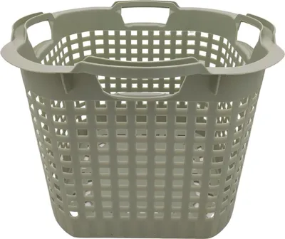 Image de BURI Set de paniers à linge Panier universel vers Couleurs Paniers empilables Paniers de jardin Panier robuste, Couleur:vert clair, Quantité:5 pièces, Couleur:vert clair, Quantité:1 pièce