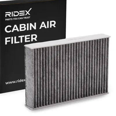Produktbild von RIDEX 424I0421 Aktivkohle Innenraumfilter Pollenfilter für RENAULT MEGANE III Grandtour (KZ0/1) Megane III Schrägheck (BZ0/1) MEGANE III Coupe (DZ0/1)