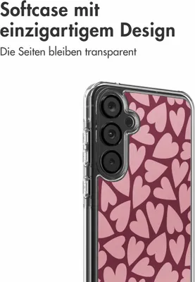 Produktbild von imoshion Design Hülle Samsung Galaxy A55 - Hearty Blush