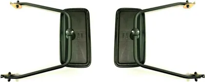 Produktbild von 2x Außenspiegel Rückspiegel für Bagger Traktor 375x185 mm mit Spiegelhalter SET