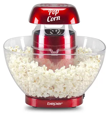 Heißluft-Popcornmaschine mit herausnehmbarer Schüssel, 1,18 kg