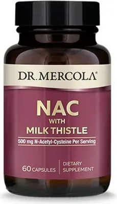 Produktbild von Dr. Mercola Nac mit Mariendistel (60 Kapseln) 3264