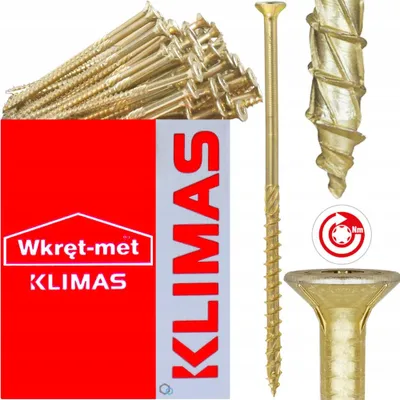 Produktbild von Klimas Holzbauschrauben KMWHT 4x50 TORX verzinkt 300 St.