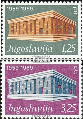 Produktbild von Briefmarken Jugoslawien 1969 Mi 1361-1362 (kompl.Ausg.) FDC Europa