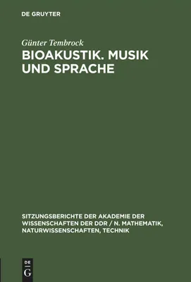 Produktbild von Bioakustik. Musik und Sprache