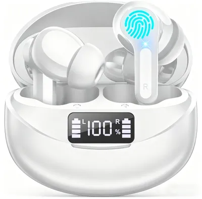 Produktbild von 2026 In Ear Kopfhörer Bluetooth, Bluetooth 5.3 HiFi Stereo Bluetooth-Kopfhörer, Noise Cancelling, 35 Std Spielzeit, IPX7 Wasserdicht Ohrhörer