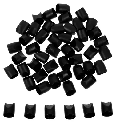 Produktbild von 50 Stück Faltbare Stuhlbeinkappen aus Kunststoff für Metall- und Gepolsterte Klappstühle