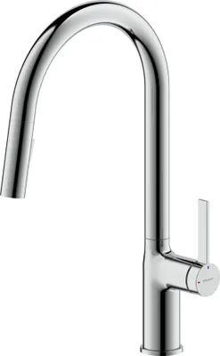 Produktbild von Bravat Torino Spültischarmatur U-Auslauf mit Auszugsbrause Chrom 3521322