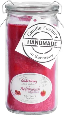 Produktbild von Candle Factory Mini Jumbo, Rund, Rot, Apfel, 70 h, 1 Stück(e)