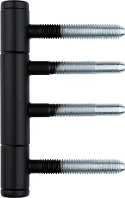 Immagine prodotto di Cerniera a forare 3 pezzi tipo 335 ø 15 mm, acciaio nero opaco RAL 9005