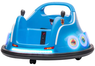 Produktbild von AIYAPLAY 12V Kinder Autoscooter mit 2,4 G Fernbedienung, Elektro Bumper Blau