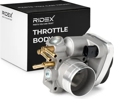 Produktbild von RIDEX 158T0064 Drosselklappe für VW Golf IV Schrägheck (1J1) GOLF VI (5K1) Golf V Schrägheck (1K1) TOURAN (1T1, 1T2) für AUDI A3 Sportback (8PA)