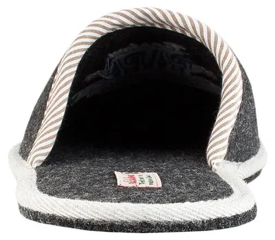 Produktbild von Bester Papa Filzpantoffel, Farbe:rabenschwarz, Größe:46/47