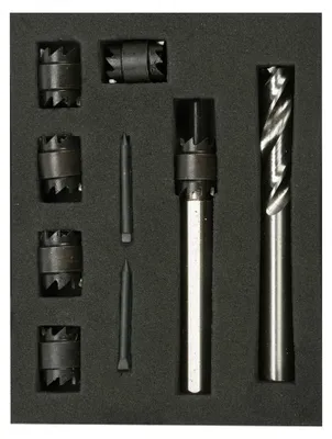 Produktbild von Yato YT-28920, 1 cm, Hochgeschwindigkeitsstahl (HSS), 9 Stück(e)