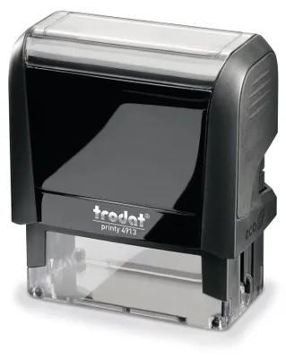 Produktbild von trodat Textstempel PRINTY 4.0 44086 58x22mm 6zeilig Kissen schwarz