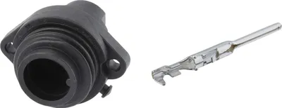 Image de Connecteur Amphenol SET-RD24-GSG, avec contacts mâles droits à connexion serti, nombre de pôles 6+PE, face avant - 1