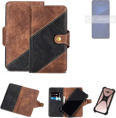 Produktbild von K-S-Trade Handyhülle Schutzhülle Bookstyle Case kompatibel mit ZTE Axon 41 5G Klapphülle Cover Hülle Schutztasche 1x