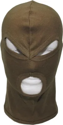 Produktbild von MFH Balaclava, 3-Loch, dünn, 100 % Baumwolle, coyote tan