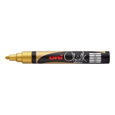 Productafbeelding van Uni-Ball - Stift met krijt, rond, ongeveer 1,8-2,5 mm, goud | 6 stuks