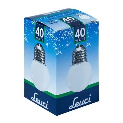 Produktbild von Leuci Tropfen Glühbirne 40W E27 Opal Matt Glühlampe 40 Watt warmweiß dimmbar