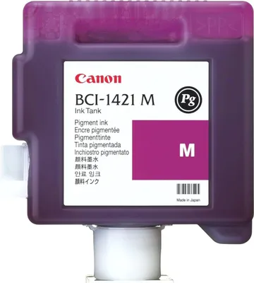Obrázok produktu pre Canon BCI-1421M Magenta Ink Cartridge, Purpurová, Atrament na pigmentovej báze, 1 kusov
