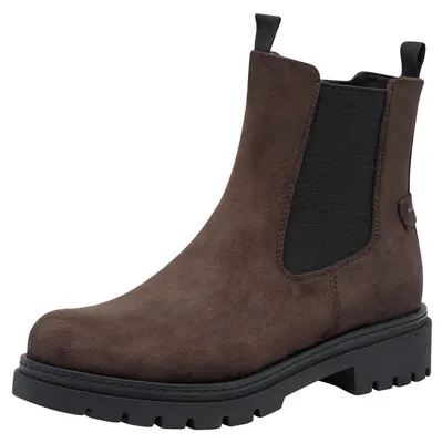 Zdjęcie produktu dla Marco Tozzi – eleganckie damskie botki 2-25437-47, brązowe