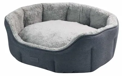 Immagine prodotto di Cuccie confortevoli per animali (ovali, 45 x 40 x 19 cm), colore grigio