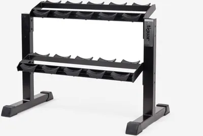 Image de Support modulaire pour haltères – Rangement supplémentaire pour 10 haltères en PU
